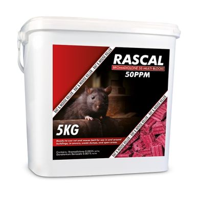 Rascal Bromadiolone Multi Block ready to use bait 