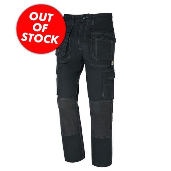 Black Deluxe Tradesman Trousers - 34T - 1env Solutions